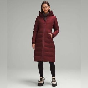 Sleet Street Long Jacket Color Red Merlot Size 4